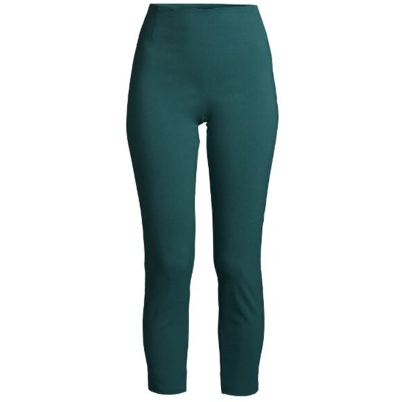 Time and Tru Skinny Fit Slim-Leg Flat Front Pant, Astro Teal - Picture 2 of 6